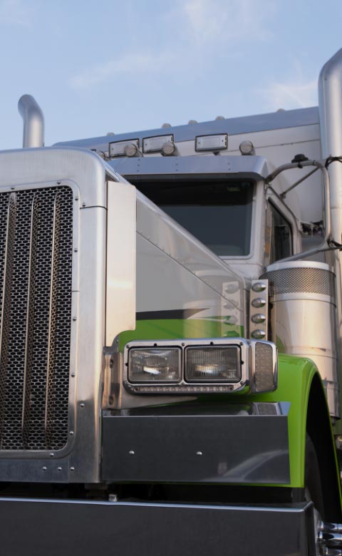 Large transport truck