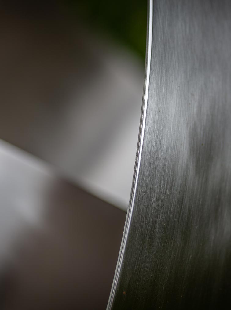 Aluminum rods on assembly line